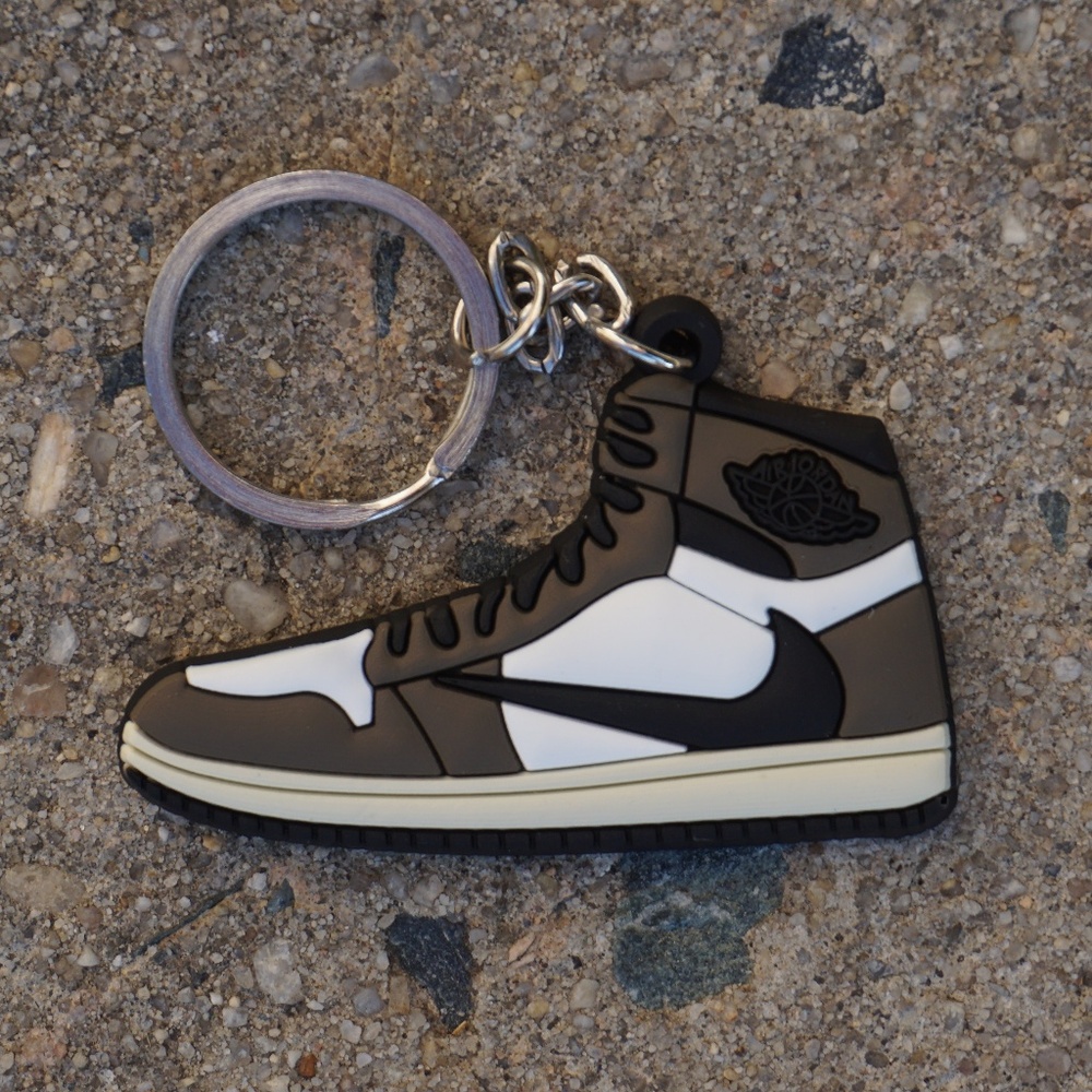 Nike Air Jordan Retro 1 Travis Scott Shoe Keychain